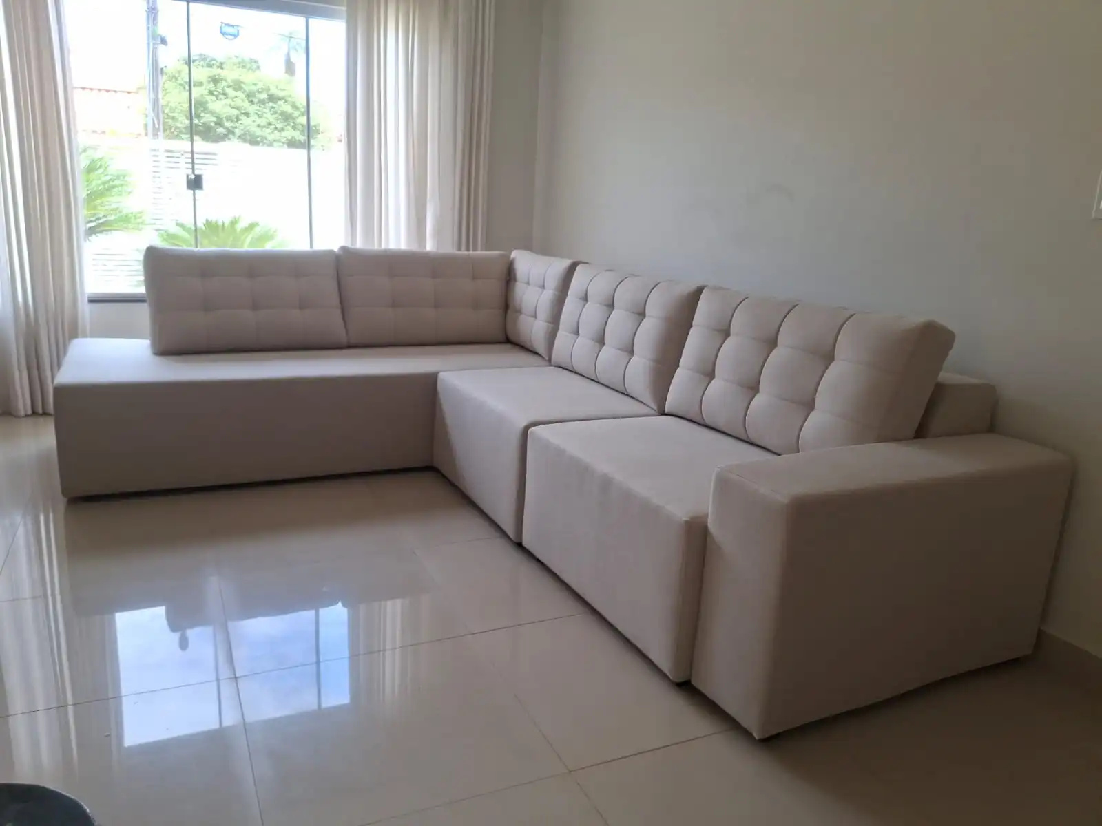 Sofá reformado pela Sofá Ideal em Brasília DF